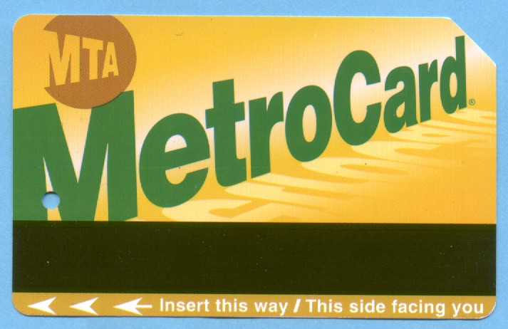 2008 Green MetroCard - front side